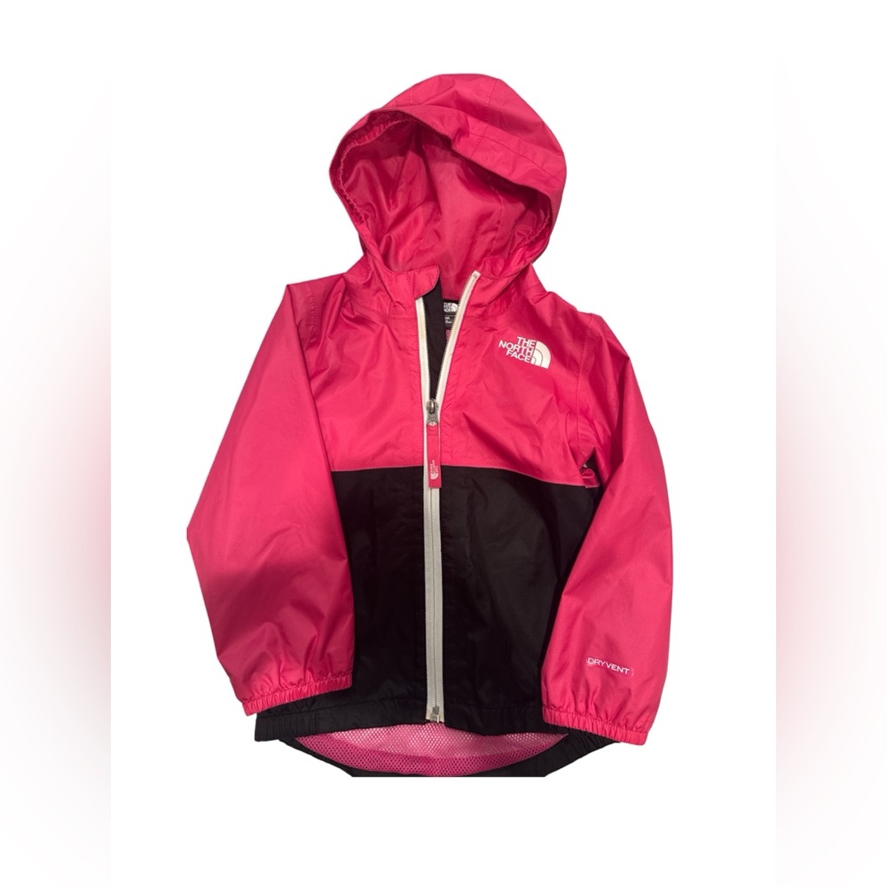 The North Face DryVent Vibrant Pink and Black Jacket. Size 18-24 months